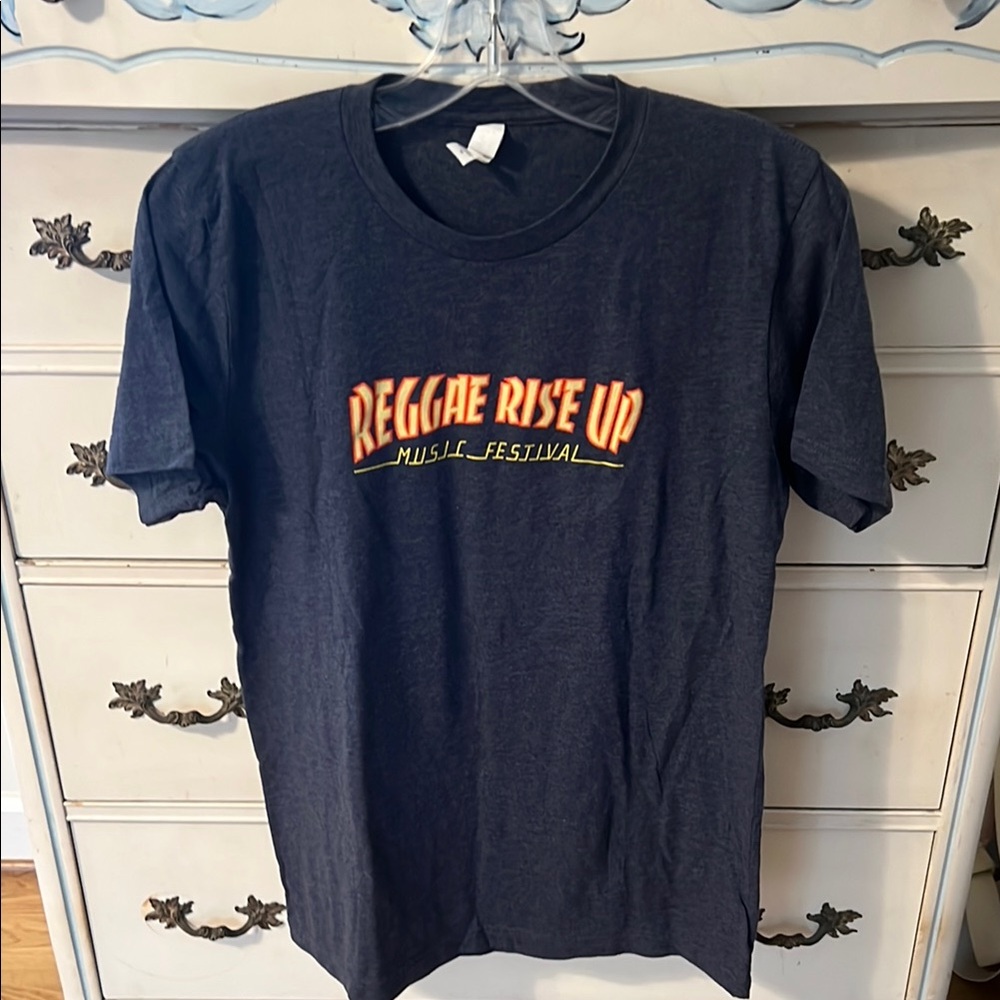 Reggae Rise Up Music Festival Navy T-Shirt (MD 2023 Lineup)